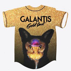 Galantis Gold Dust Baseball Jersey For EDM Festivals